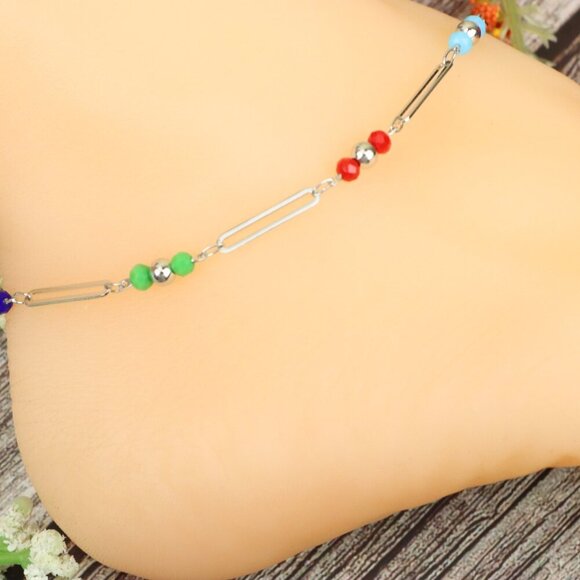 "Elegant Handmade Anklet – Delicate Jewelry for Women, MAR091976 - Picture 1 of 10